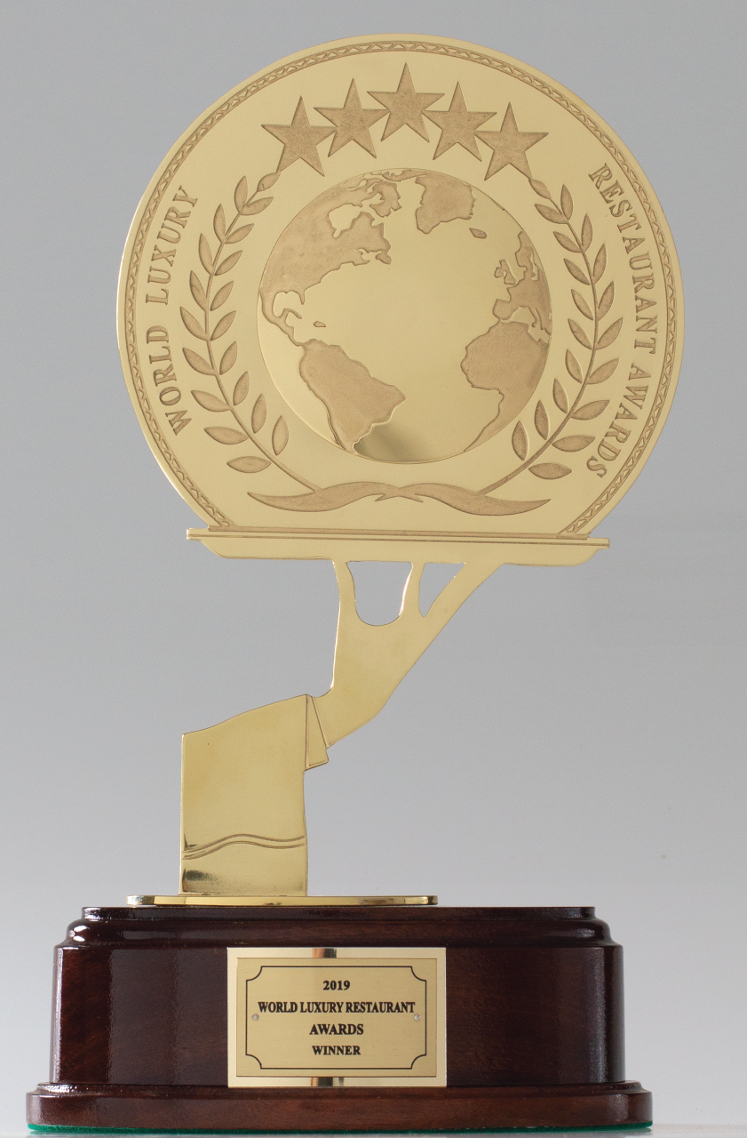 World Luxury Restaurant Awards Trophy The World Luxury Awards